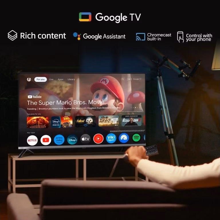 CHiQ L40M9E TV 40", Full HD, smart, Google TV, Dolby Audio, dbx-tv, HDR 10 -demo