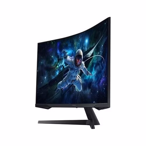 BAZAR - #SAMSUNG MT LED LCD Gaming Monitor 32" Odyssey LS32CG552EUXEN -prohnutý, VA,1ms,165Hz,2560x1440- poškozený obal