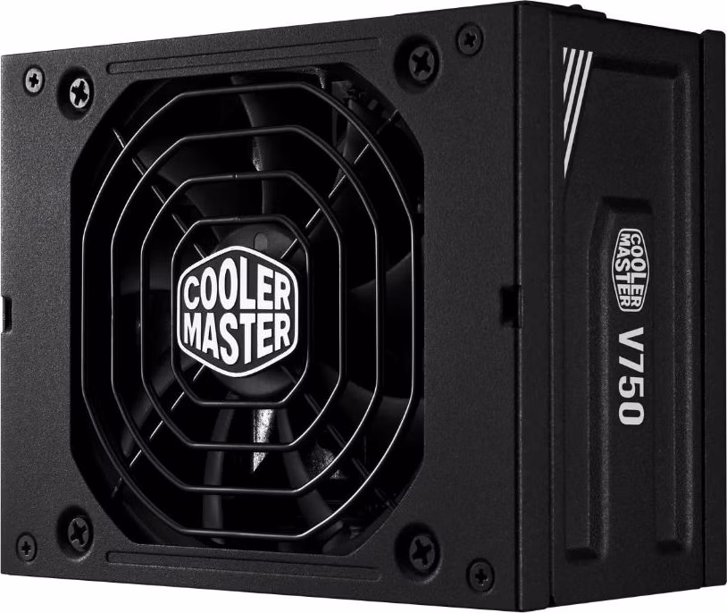 Cooler Master zdroj V750 SFX, 92mm, Plně modulární 80+ Gold, ATX 3.1