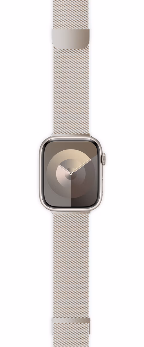 Epico Watch Strap Milanese+ 38/40/41/42 mm - hviezdne biela