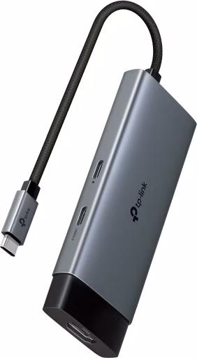 USB Type-C 5-Port Hub SPEC: 1 × USB-C Connector,1 × HDMI 4K 60Hz Port,1 × USB-C PD 100W Port,2 × USB-A 3.0 Ports,1 × USB