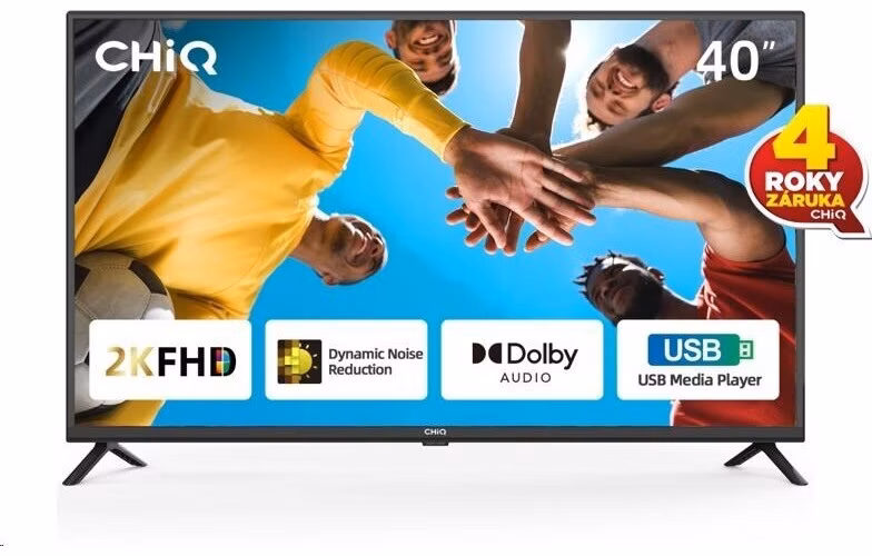 CHiQ L40G5W TV 40", FHD, klasická TV, ne-smart, Dolby Audio
