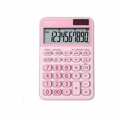 SHARP kalkulačka - ELM335BPK - růžová