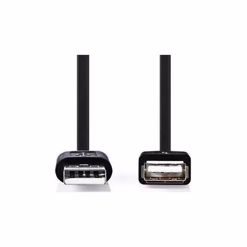 Nedis CCGB60010BK30 - USB 2.0 kabel | A Zástrčka - A Zásuvka | 3 m | Černá barva