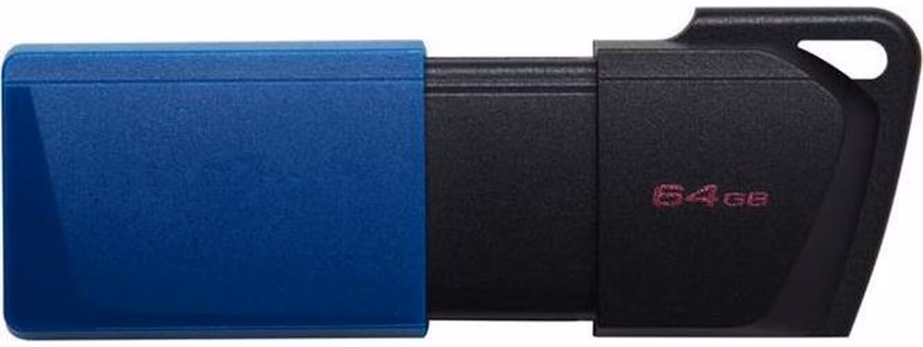 KINGSTON 64GB DataTraveler Exodia M 64 GB USB 3.2 1. generace (černá + modrá)