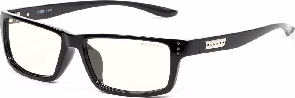 GUNNAR kancelářske/herní brýle  RIOT ONYX čirá skla BLF 35 GUNNAR focus