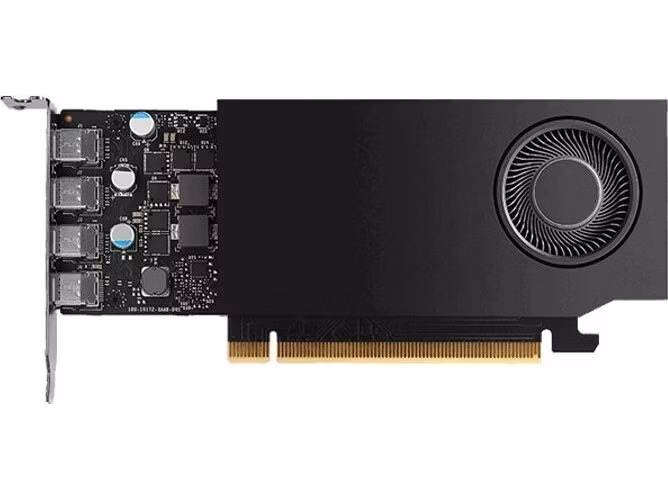 PNY NVIDIA A400 4GB / 4GB GDDR6 / PCI-E / 4x miniDP / LP bracket / 4x adaptér miniDP > DP