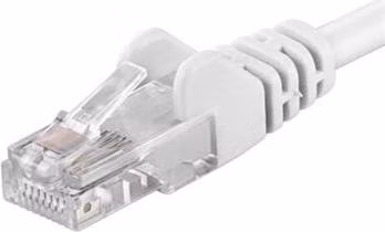 PremiumCord Patch kabel UTP RJ45-RJ45 level 5e 0.5m bílá