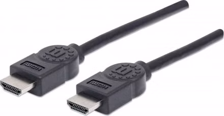 MANHATTAN kábel High Speed HDMI 4K, 3D, samec na samca, tienený, čierny, 1,8 m
