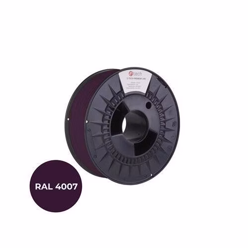 C-TECH tisková struna PREMIUM LINE ( filament ) , PLA, purpurová fialková, RAL4007, 1,75mm, 1kg