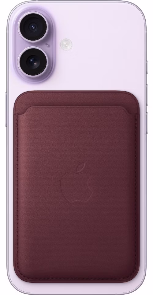 iPhone FineWoven Wallet with MS - Burgundy