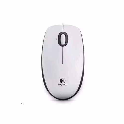 Myš Logitech B100, biela