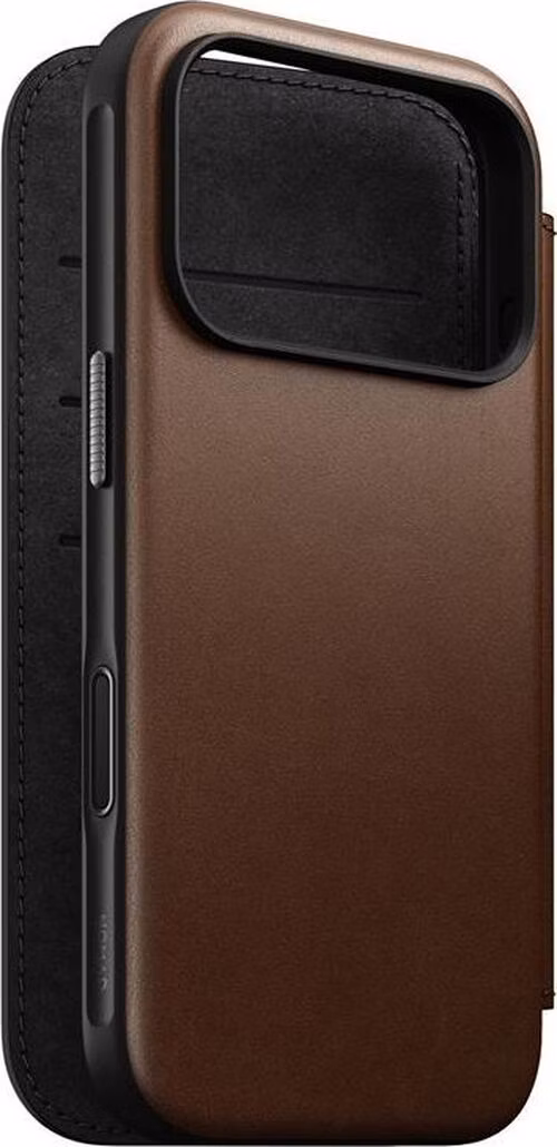 Nomad puzdro Modern Leather Folio Magsafe pre iPhone 17 Pro - Brown