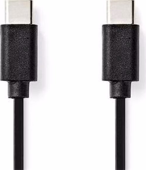 Nedis CCGL60700BK10- USB Kabel | USB 2.0 | USB-C Zástrčka | USB-C Zástrčka | 1.00 m | Černá