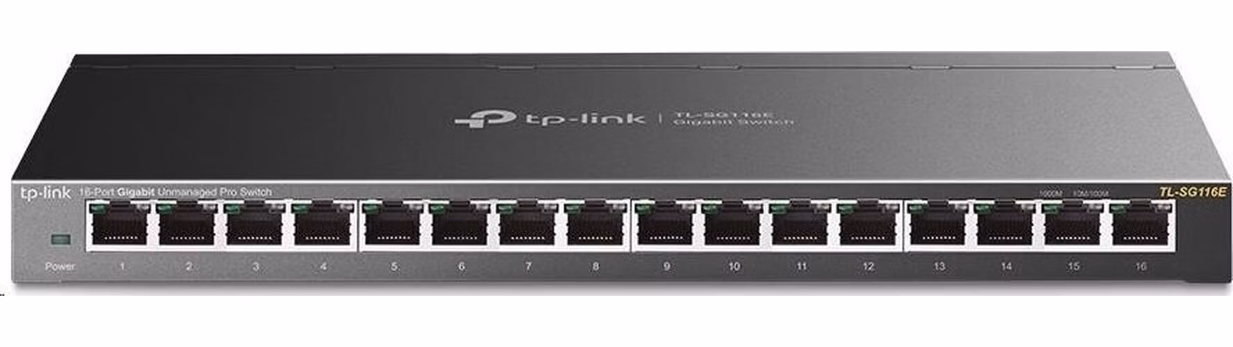 16-Port Gigabit Easy Smart Switch PORT: 16× Gigabit RJ45 Ports SPEC: Desktop Steel Case FEATURE: MTU/Port/Tag-based VLAN