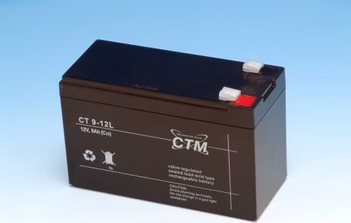 Batéria - CTM CT 12-9L (12V/9Ah - Faston 250), životnosť 5 rokov