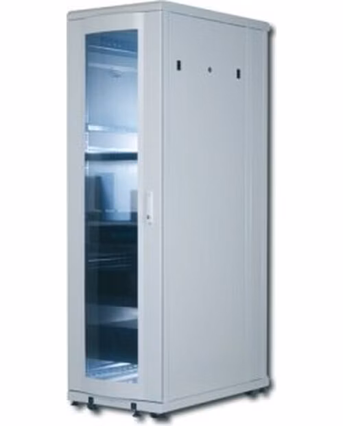 Digitus 42U serverový stojan, Unique Seriesí, přední dveře z oceli 2050x600x1000 mm s. plexi sklem, šedé (RAL 7035)
