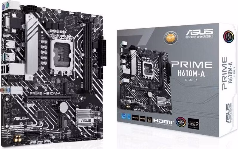BAZAR - ASUS MB Sc LGA1700 PRIME H610M-A-CSM, Intel H610, 2xDDR5, 1xDP, 1xHDMI, 1xVGA, mATX (Bez příslušenství)