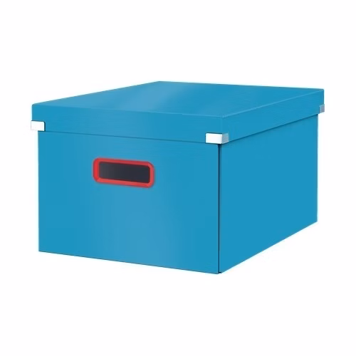 LEITZ Univerzální krabice Click&amp;Store COSY, velikost M (A4), klidná modrá