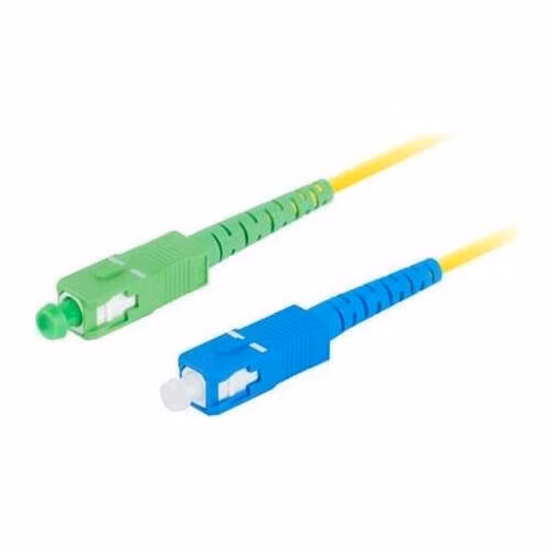 LANBERG optický patch cord SM SC/APC-SC/UPC simplex 3m LSZH G657A1 průměr 3mm, barva žlutá