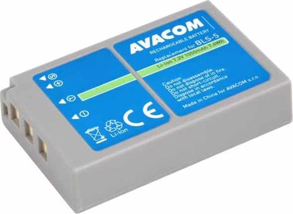 Avacom náhradní baterie Olympus BLS-5, BLS-50 Li-ion 7.2V 1050mAh 7.6Wh