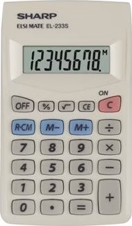 PLATINET SHARP CALCULATOR HANDHELD BOX EL233S