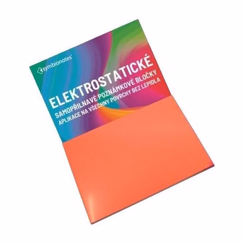 SYMBIO elektrostatické poznámkové bločky Symbionotes/ 70x100 mm/ červené/ 100 pack