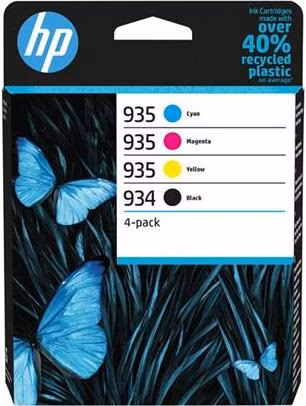 HP Ink Cartridge 934 Black/935 CMY/400 stran/4-pack