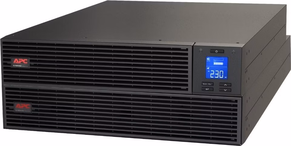 APC Easy UPS SRV 6000VA (6000W)/ 4U/ RACK MOUNT/ ONLINE/ 230V/ LCD/ with External Battery Pack/RailKit