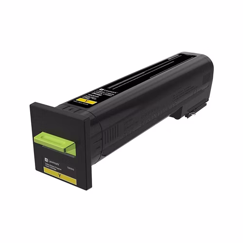 Lexmark CS820, CX82x, CX860 Yellow Return Programme Toner Cartridge - 8 000 stran