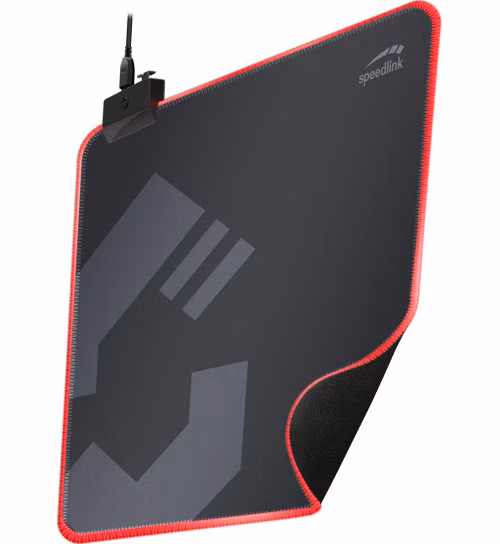Speedlink Levas LED Soft Gaming Mousepad - Size M, black