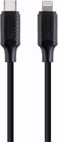 GEMBIRD CABLEXPERT Kabel USB 2.0 Type-C na Ligtning (CM/8pinM), 1,5m, datový, černý