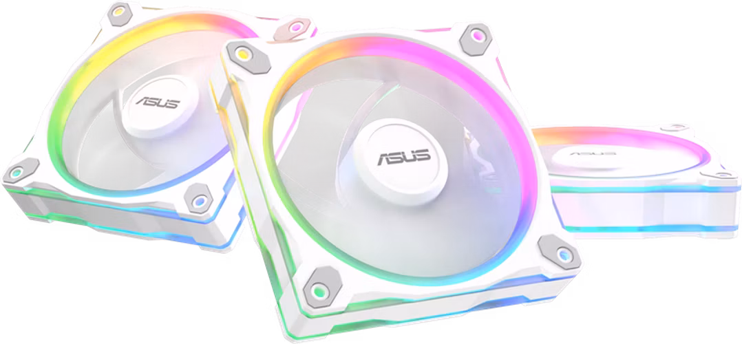 ASUS PRIME MR120 FAN ARGB WHITE 3IN1 set 3x ventilátor 120mm