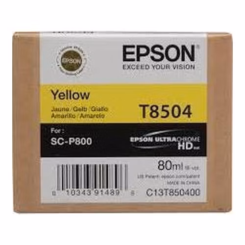 Atramentová tyčinka EPSON ULTRACHROME HD "Iris" - žltá - T850400 (80 ml)