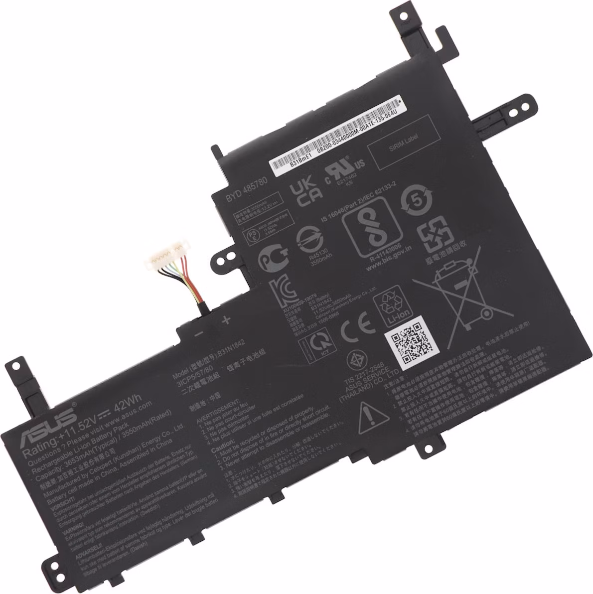 ASUS orig. baterie X531 BATT/BYD PRIS/B31N1842