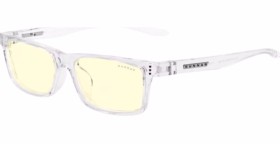 GUNNAR kancelářske/herní brýle CRUZ KIDS LARGE (8-12) CRYSTAL jantarová skla BLF 65 NATURAL focus