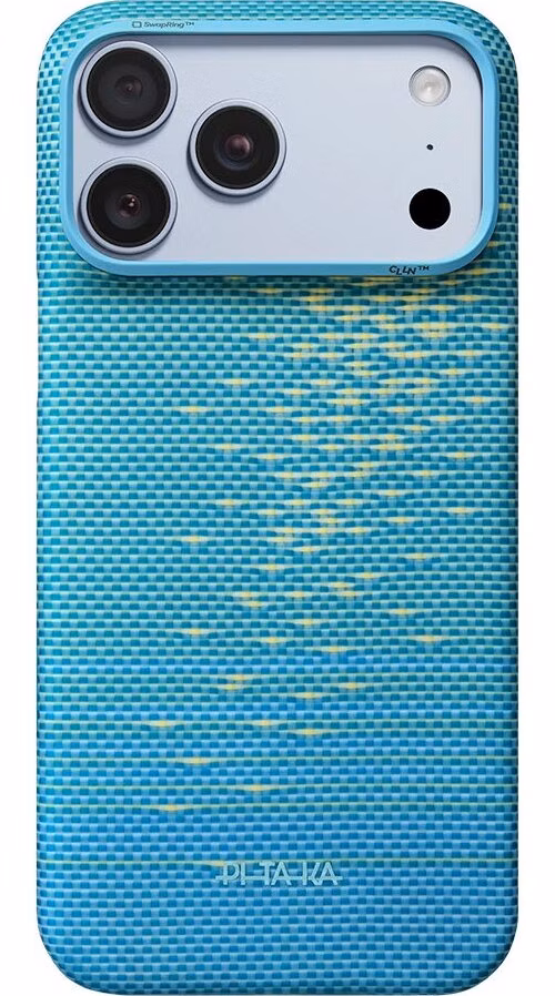 Pitaka kryt Edge Case pre iPhone 18 Pro Max - Lucid Blue