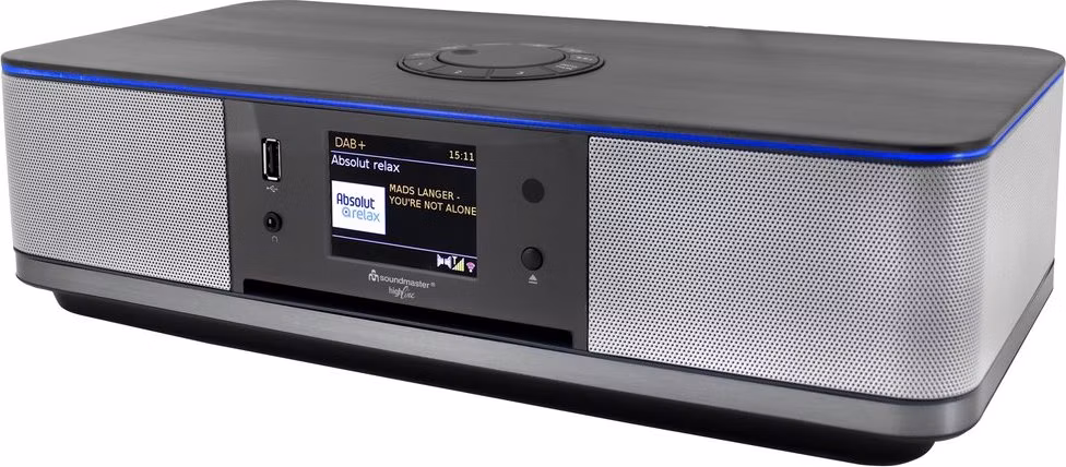 Soundmaster High line ICD2023SW/ USB/ DAB+ FM-RDS/ CD/ BT/ 2x 15W/ LED/ WiFi