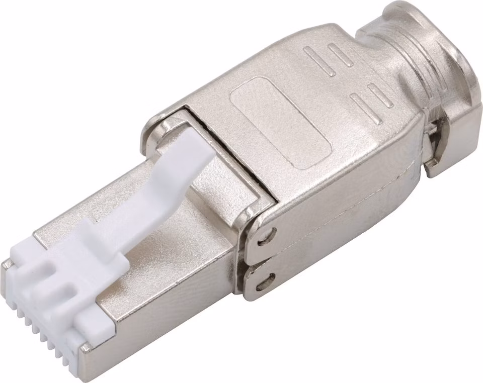 XtendLan Konektor STP RJ45 CAT 6A, drát, stíněný, bez nástoje