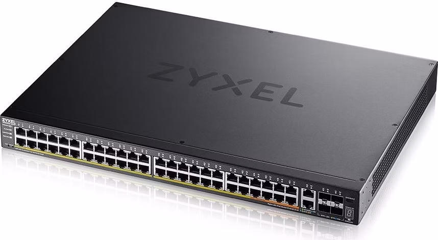 BAZAR - Zyxel XGS2220-54HP, L3 Access Switch, 600W PoE, 40xPoE+/10xPoE++, 48x1G RJ45 2x10mG RJ45, 4x10G SFP+ Uplink, inc