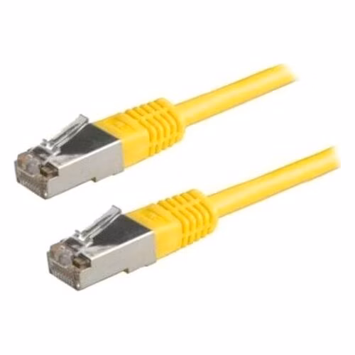 XtendLan Patch kabel Cat5e FTP 0,5m - žlutý