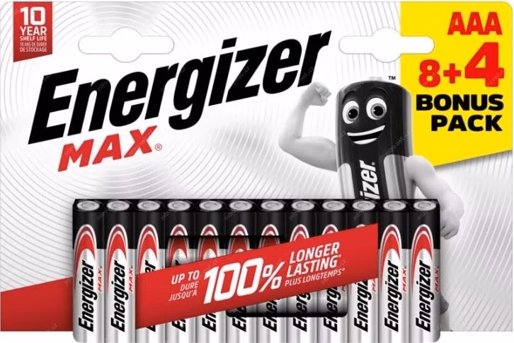 Energizer LR03/12 Max AAA 8+4 zdarma