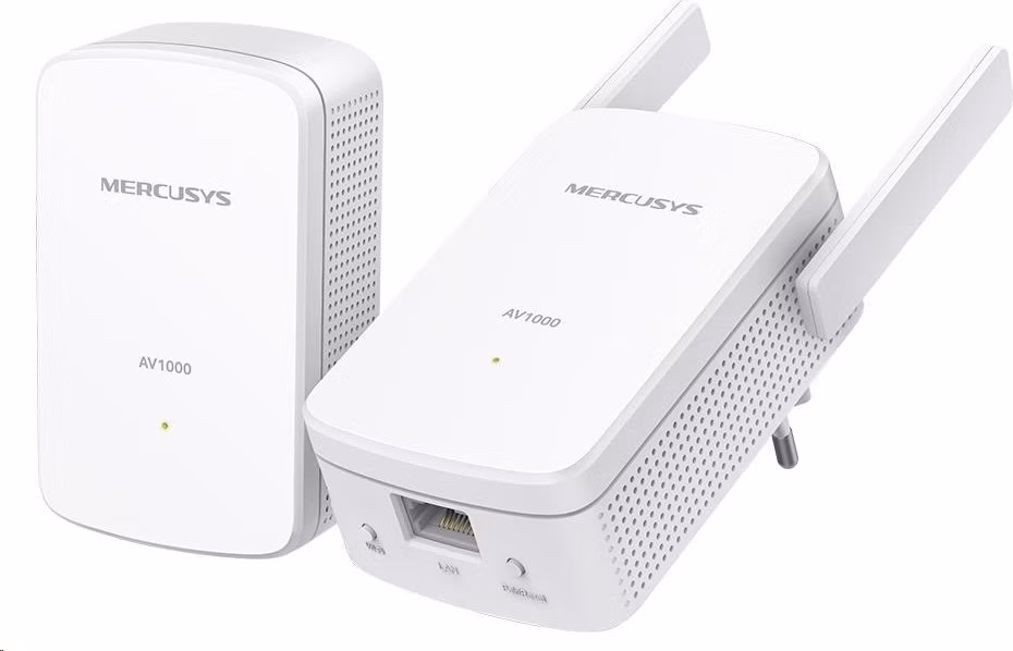 MERCUSYS MP510 KIT - AV1000 Gigabit Powerline N300 Wi-Fi Kit , 1xGLAN