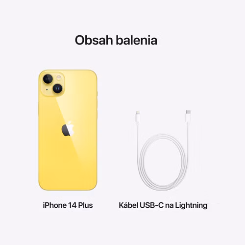 iPhone 14 Plus 256 GB žltý