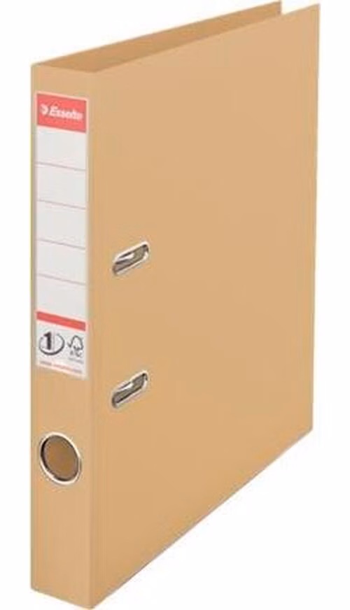 ESSELTE No.1 pákový pořadač Power NATURELE A4 50mm pískový