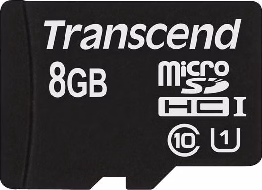 TRANSCEND MicroSDHC 8GB Premium, Class 10 UHS-I 300x, bez adaptéra