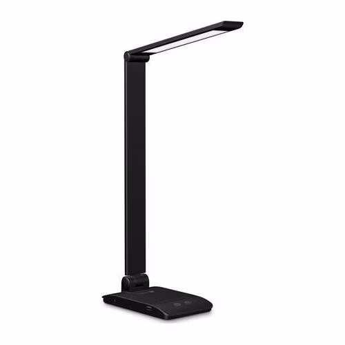 CONNECT IT BRIGHT stolní LED lampička, USB-A výstrup, ČERNÁ