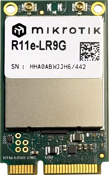 MikroTik R11e-LR9G, LoRa miniPCI-e card pre 902-928MHz
