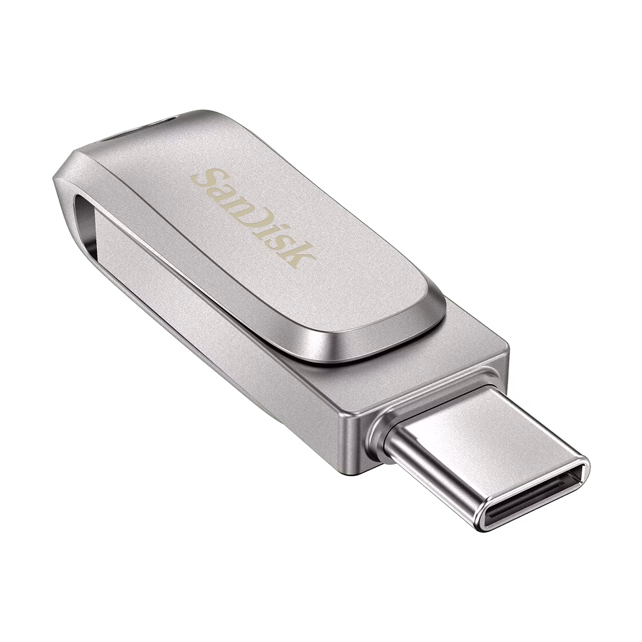 SanDisk Ultra Dual Drive Luxe USB-C 32GB / USB 3.0 Typ-C /  USB 3.0 Typ-A / stříbrný