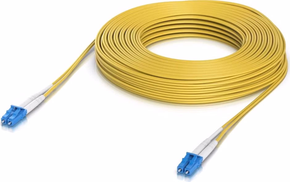 Ubiquiti OS2 Duplex LC UPC Fiber Patch Cable 30m - Single-mode patch kabel, duplex LC, délka 30m